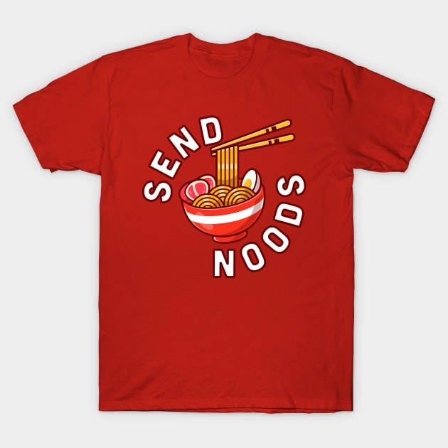 Send Noods Asian T-Shirt by nilenberg